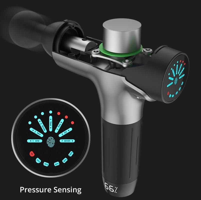 Dark Blue Muscle Vibration Massager - Fitness Massage Gun EZMUSCLE