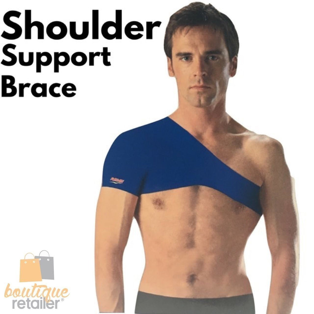 SHOULDER SUPPORT BRACE Back Posture Belt Pain Heat Compression Relief Strap EZMUSCLE