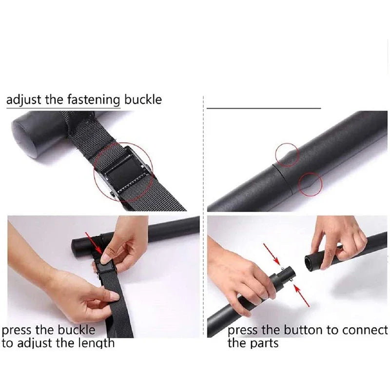 NNEOBA Yoga Resistance Bands Pilates Stick EZMUSCLE