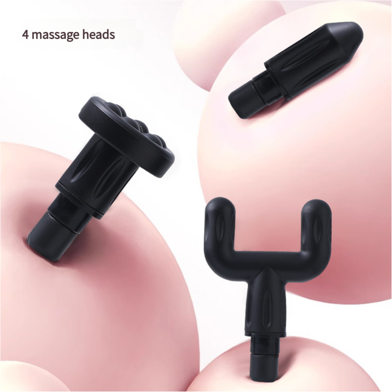 White Mini Portable Fascia Gun - 6-Speed Adjustable Muscle Massage Gun, Type-C Charging, 5W Power EZMUSCLE