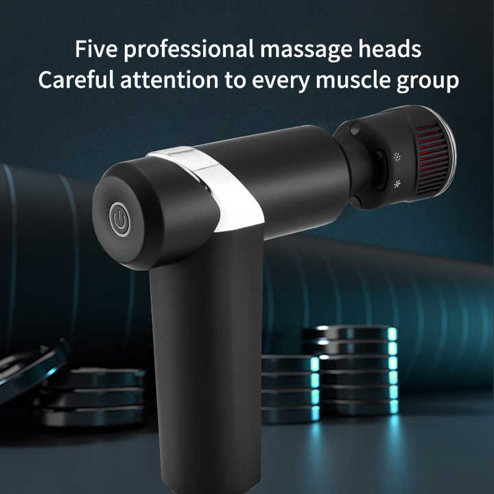 Cold & Heat Therapy Massage Gun with 5 Heads and 2000mAh Battery EZMUSCLE